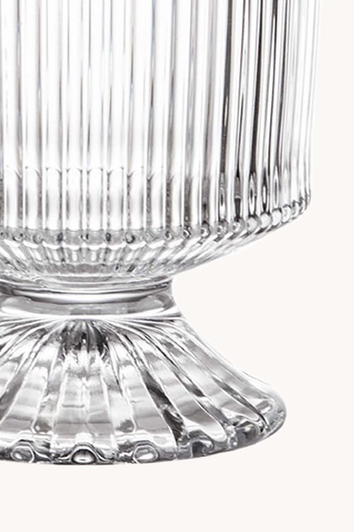 Vaso Decorativo Graffiato em Vidro