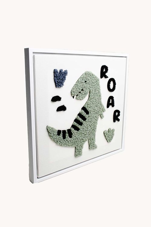 Quadro T-Rex 3D Decorativo em Madeira
