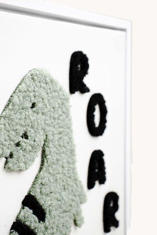 Quadro T-Rex 3D Decorativo em Madeira
