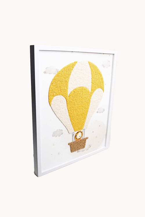 Quadro Balão 3D em Madeira