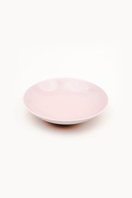 Prato Fundo Fractal Shell em Porcelana