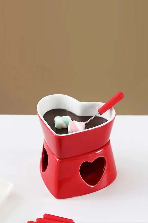Fondue Herstal  em Porcelana 7 Peças
