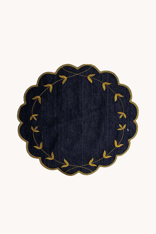 Jogo Americano Blue Jeans em Algodão