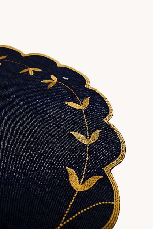 Jogo Americano Blue Jeans em Algodão