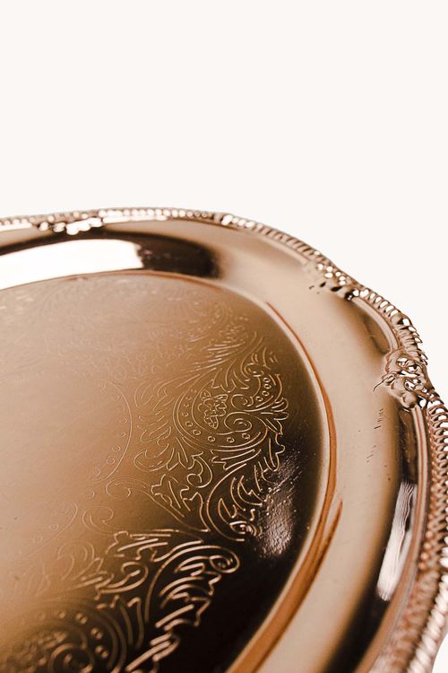 Bandeja Decorativa em Metal