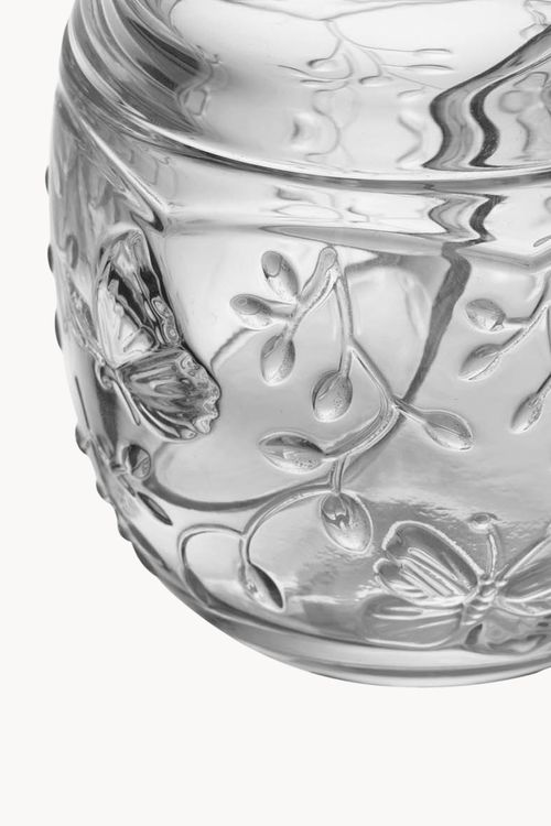 Açucareiro com Colher New Butterfly em Cristal  200Ml