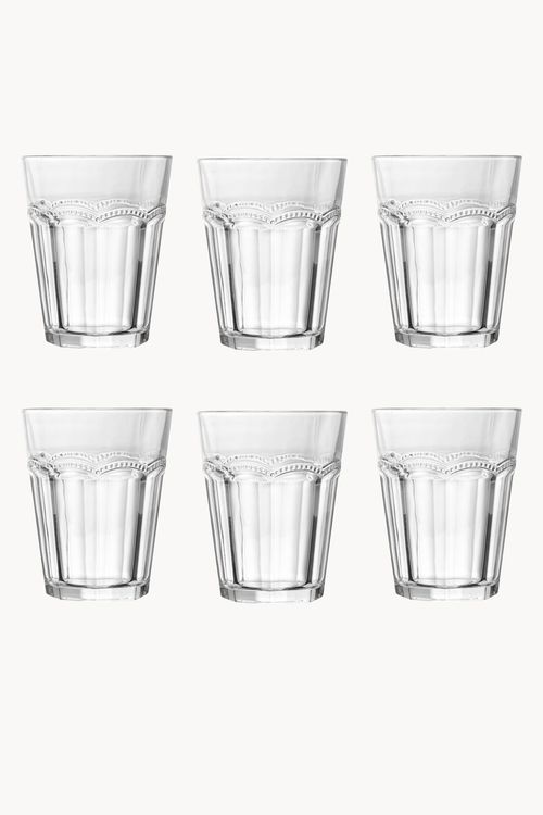 Conjunto de Copos Altos em Vidro 6 Peças 275Ml