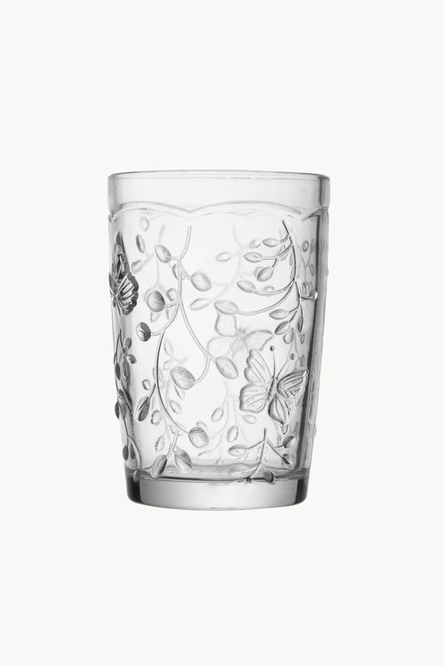 Conjunto de Copos Alto Butterfly em Cristal 6 Peças 330ML