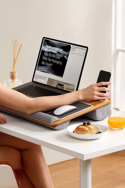 Suporte para Notebook com Almofada em Poliéster