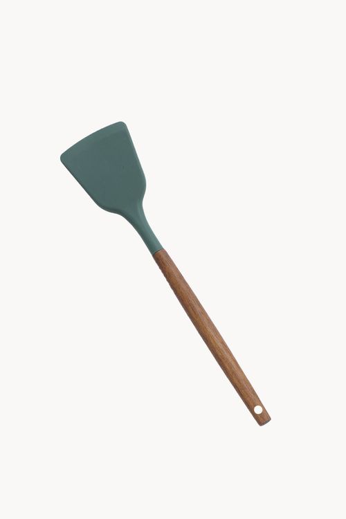 Espátula Pratic Chef em Silicone com Cabo em Madeira