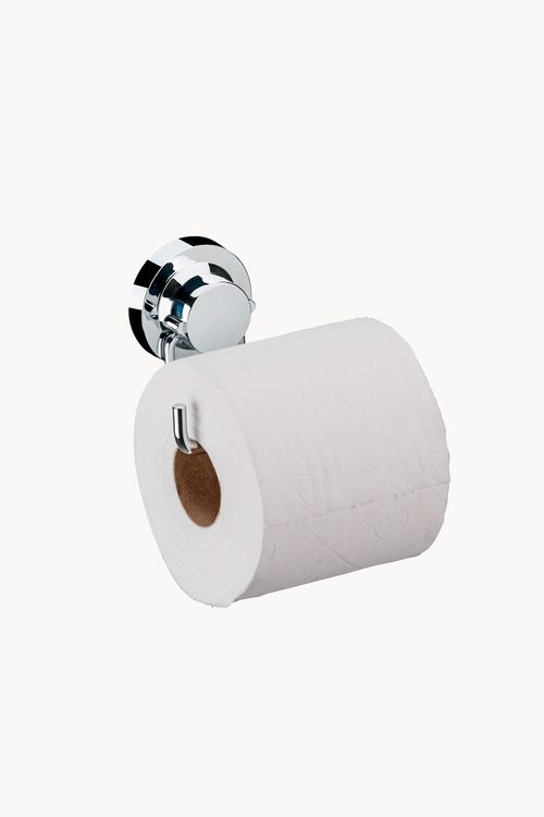 Porta Papel Higiênico com Ventosa em Aço Inox