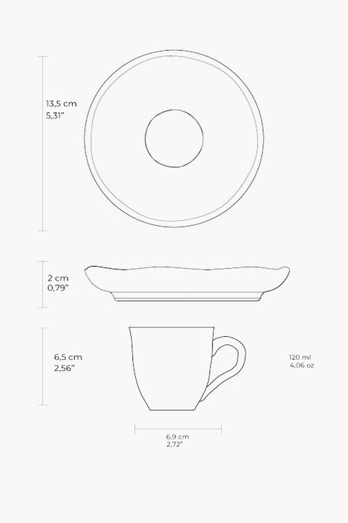 Xícara de Café  Bio Vanilla 120ml