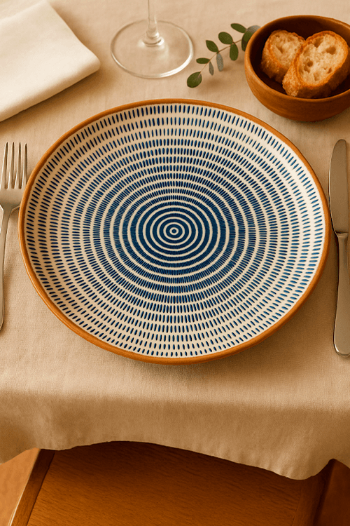 Prato Raso Coup Stoneware New Asteca