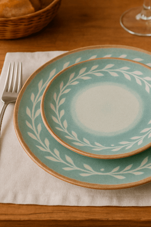 Prato de Sobremesa Coup Stoneware New Mediterrâneo