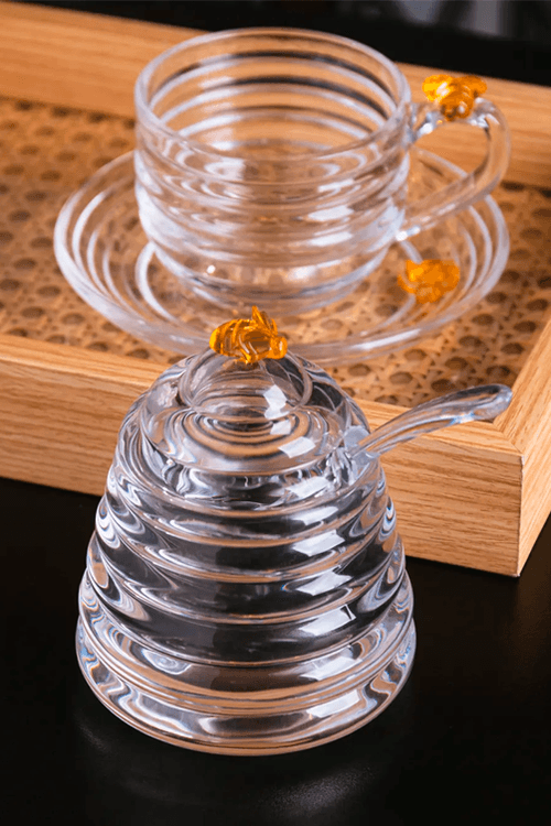 Açucareiro de Cristal Ecológico Little Bee