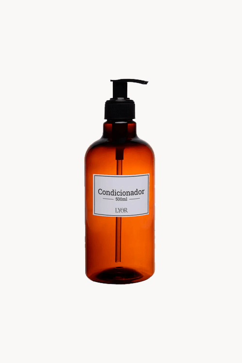 Porta Condicionador de Plástico com Pump Vintage 500ml