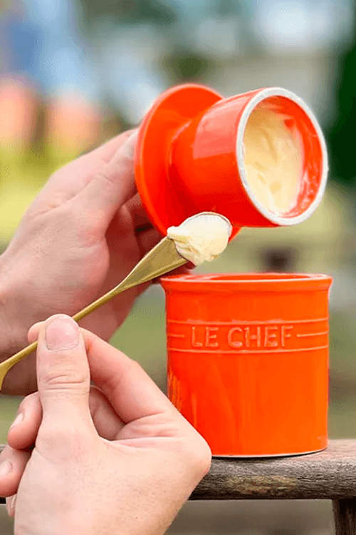 Manteigueira Francesa Em Cerâmica Le Chef