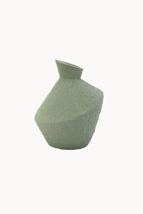 Vaso Em Dolomita Texturizado P 11x14cm