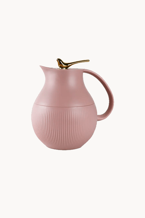 Garrafa Térmica Pássaro Dourado Pink 1L