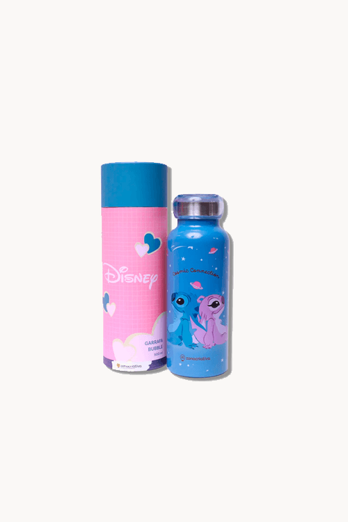 Garrafa Bubble Stitch e Angel Namorados - Disney 500ml