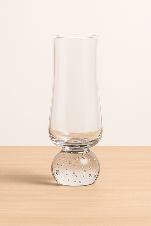 Taça de Champanhe Bubble Transparente 250ml