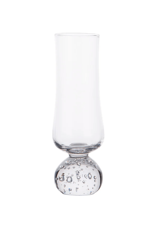 Taça de Champanhe Bubble Transparente 250ml