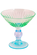 taca martini verde e azul