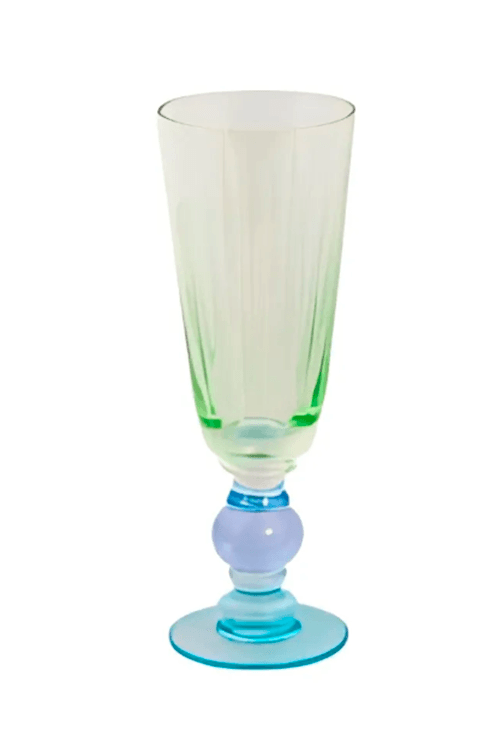 taca verde e azul champagne