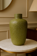 Vaso Verde Craquelado 1
