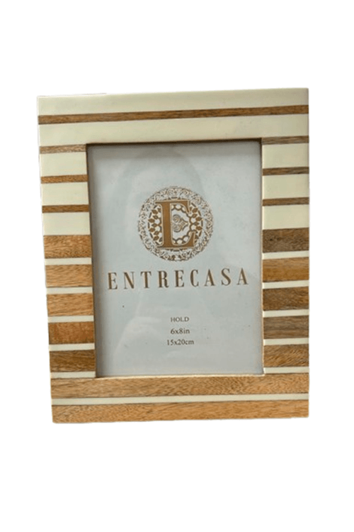 Porta Retrato em MDF Listrado 15x20 cm