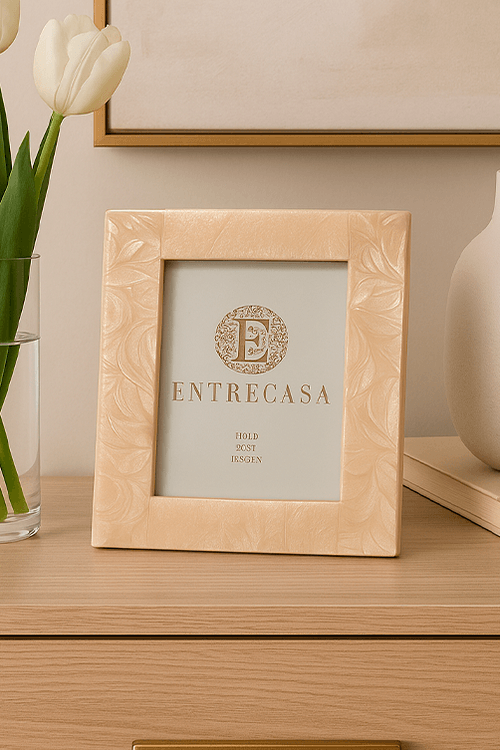 Porta Retrato em MDF Marmore 15x20 cm