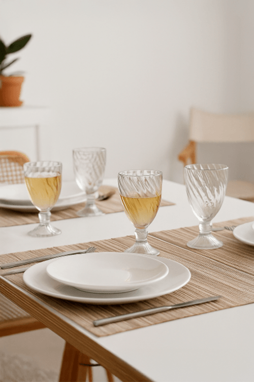 Jogo 6 Taças Água/Vinho Vidro Elysée 325 ml Transparente