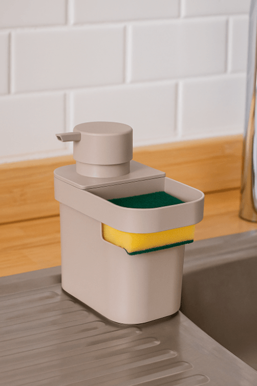 dispenser cinza bege