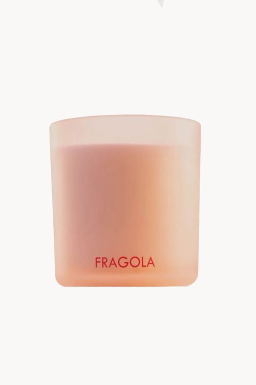 Vela Perfumada Fragola com Suporte em Vidro