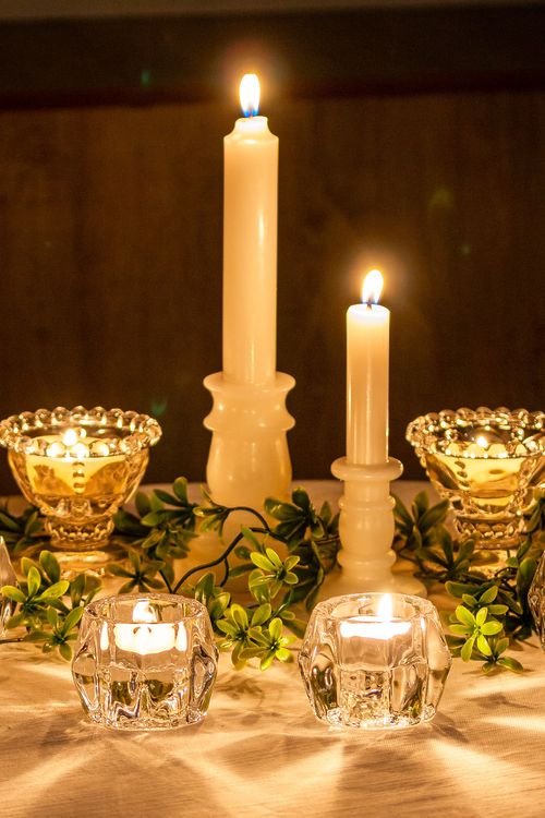 Castiçal Decorativo em Vidro