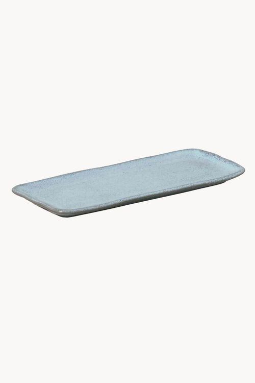 Travessa Retangular Orgânico Breeze em Stoneware
