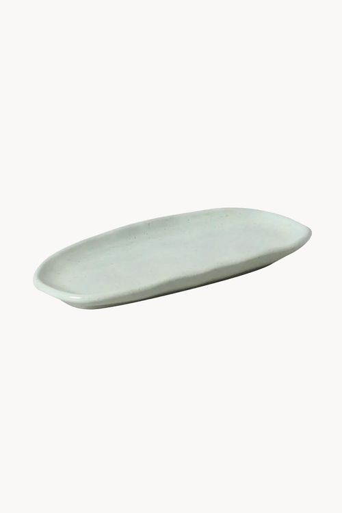 Travessa Rasa Mini Orgânico Mint em Stoneware