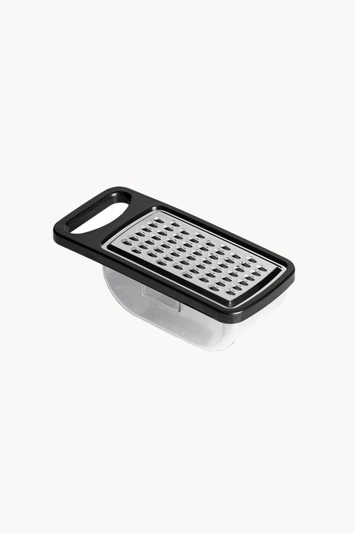 Mini Ralador com Dispenser Pratic Chef em Aço Inox