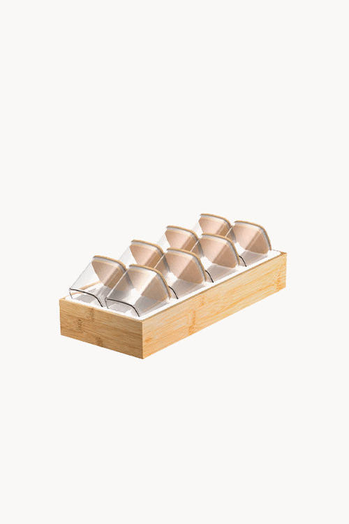 Organizador de Temperos 9 Peças Linha Keep 150ml
