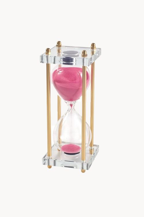 Ampulheta Decorativa em Vidro 15 Minutos