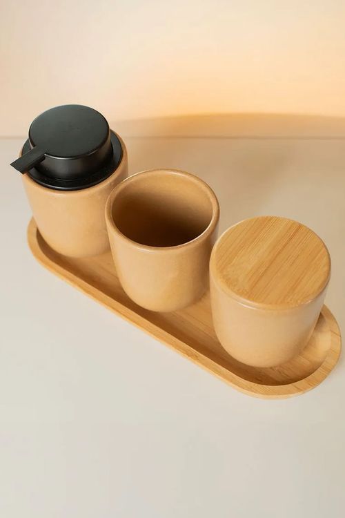 Bandeja Decorativo Osaka em Bambu