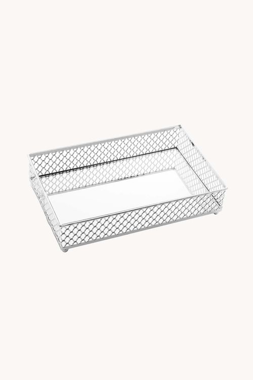 Bandeja Decorativa com Metal