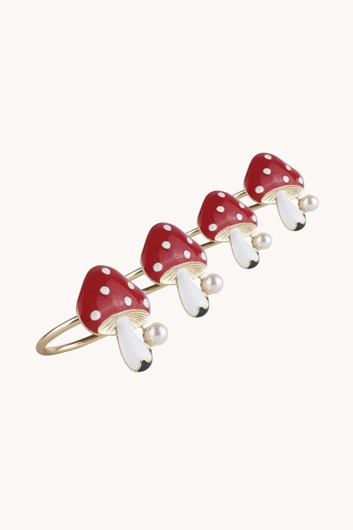 Conjunto de Argolas para Guardanapo em Aço Inox 4 Peças