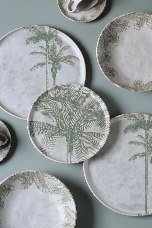 Prato Sobremesa Bio Tropicalia em Stoneware