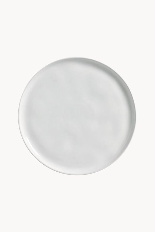 Prato Raso Bio New White em Stoneware