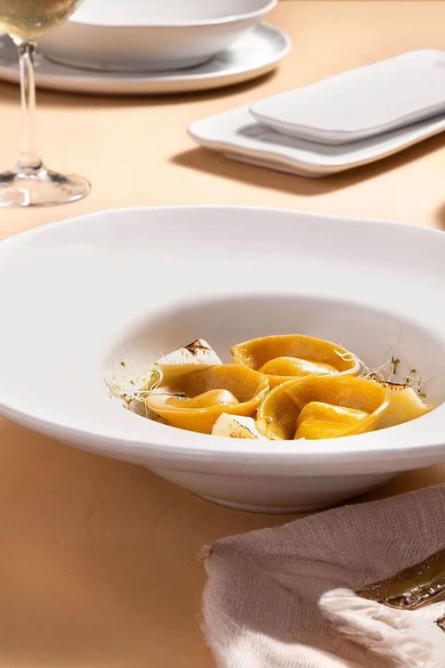Prato Massa Orgânico New White em Stoneware