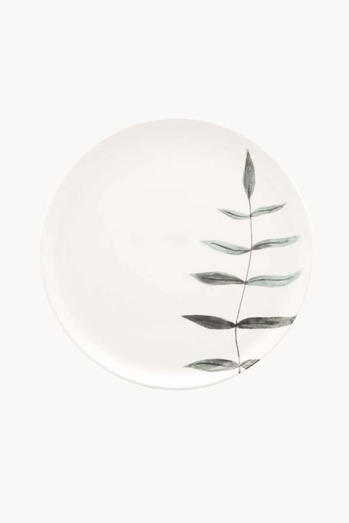 Prato Raso Samambaia em Porcelana