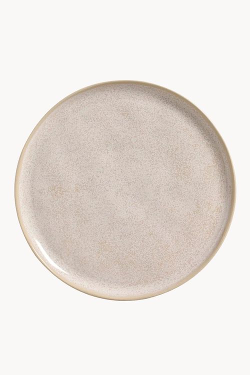 Prato Raso Bio Latte em Stoneware