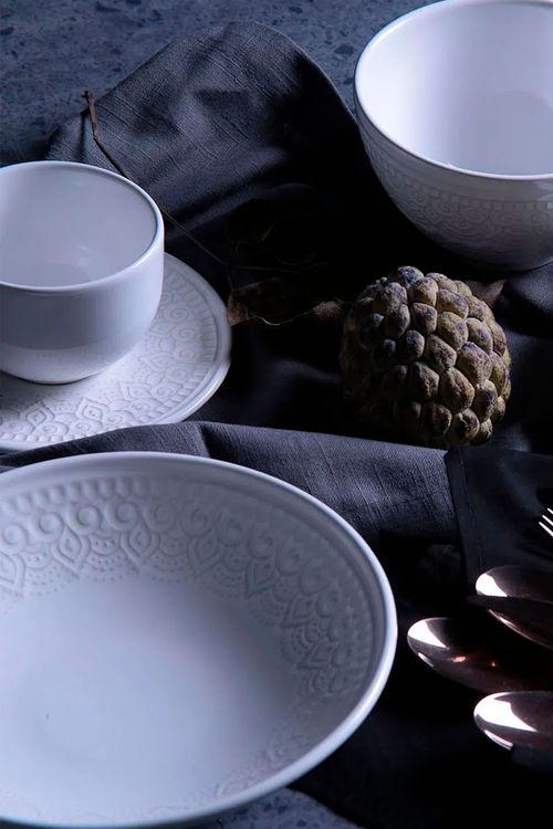 Prato Fundo Agra em Porcelana