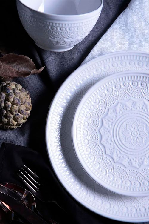 Prato Sobremesa Agra em Porcelana
